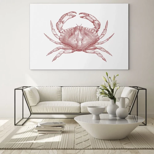 Impression sur verre - Image sur verre - Le crabe des crabes - 100x70 cm