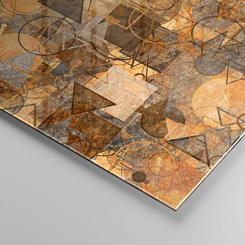 Impression sur verre - Image sur verre - Le monde en forme - 100x40 cm