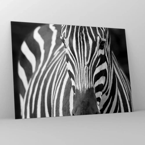Impression sur verre - Image sur verre - Le monde est noir et blanc - 70x50 cm