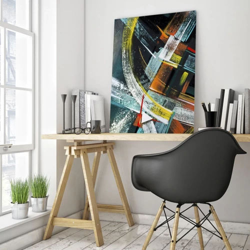 Impression sur verre - Image sur verre - L'énergie du mouvement - 70x100 cm