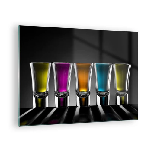 Impression sur verre - Image sur verre - Les couleurs de la joie - 70x50 cm