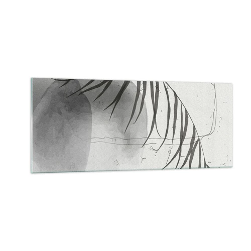 Impression sur verre - Image sur verre - L'exotisme subtil de la nature - 100x40 cm