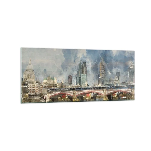 Impression sur verre - Image sur verre - Londres dans toute sa splendeur - 120x50 cm