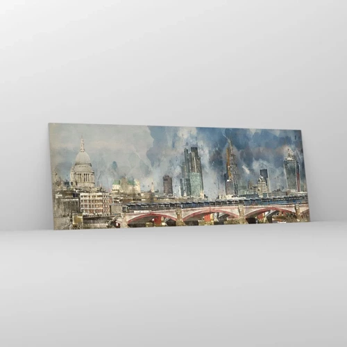 Impression sur verre - Image sur verre - Londres dans toute sa splendeur - 140x50 cm