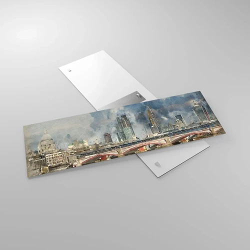 Impression sur verre - Image sur verre - Londres dans toute sa splendeur - 90x30 cm