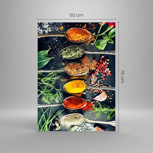 Impression sur verre - Image sur verre - Magie culinaire - 50x70 cm