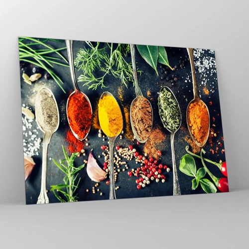 Impression sur verre - Image sur verre - Magie culinaire - 70x50 cm