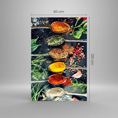 Impression sur verre - Image sur verre - Magie culinaire - 80x120 cm
