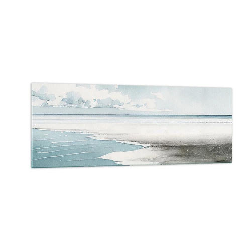 Impression sur verre - Image sur verre - Marée douce - 140x50 cm