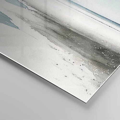 Impression sur verre - Image sur verre - Marée douce - 70x70 cm