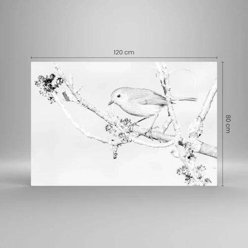Impression sur verre - Image sur verre - Matin d'hiver - 120x80 cm