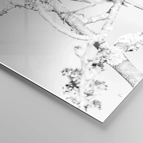 Impression sur verre - Image sur verre - Matin d'hiver - 70x70 cm