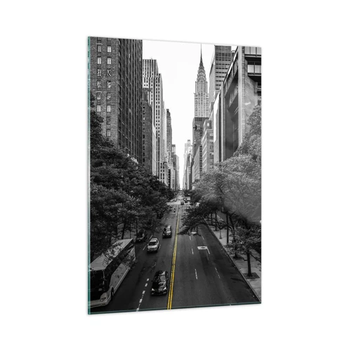 Impression sur verre - Image sur verre - Matin new-yorkais - 50x70 cm