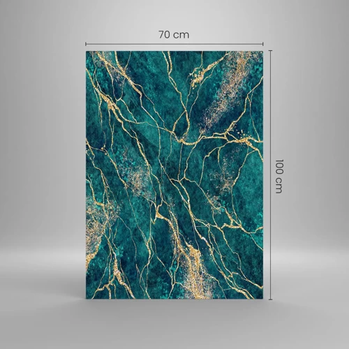 Impression sur verre - Image sur verre - Mine d'or - 70x100 cm