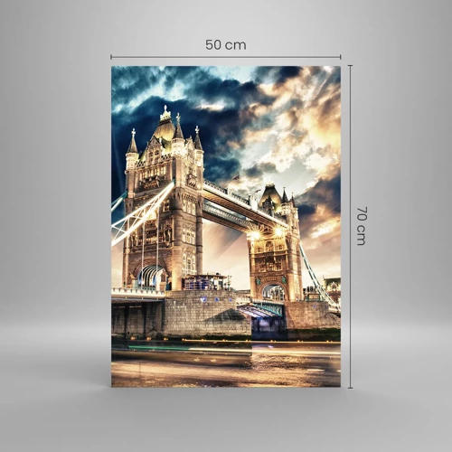 Impression sur verre - Image sur verre - Monument de l'empire victorien - 50x70 cm