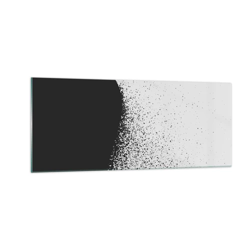 Impression sur verre - Image sur verre - Mouvement des molécules - 100x40 cm