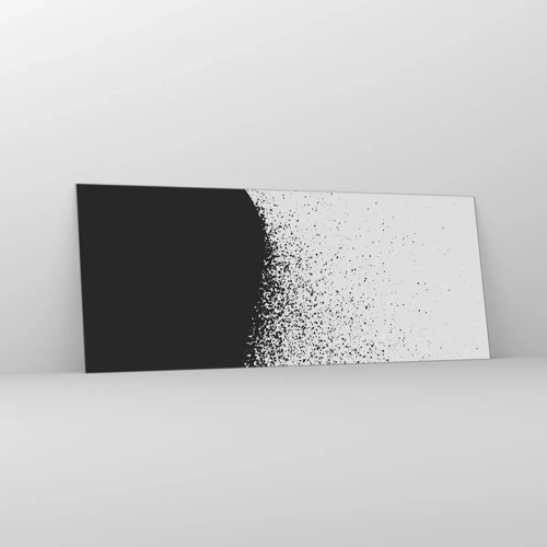 Impression sur verre - Image sur verre - Mouvement des molécules - 100x40 cm