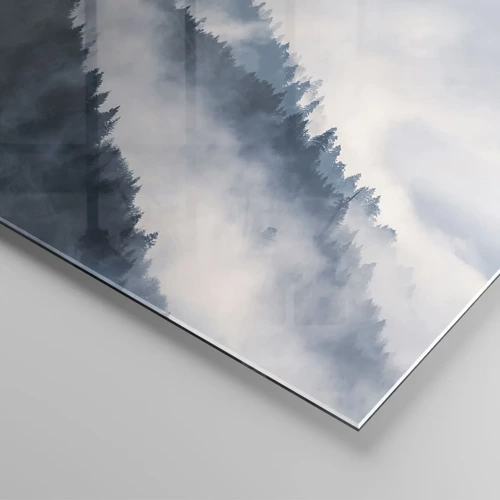 Impression sur verre - Image sur verre - Mysticisme des montagnes - 100x40 cm