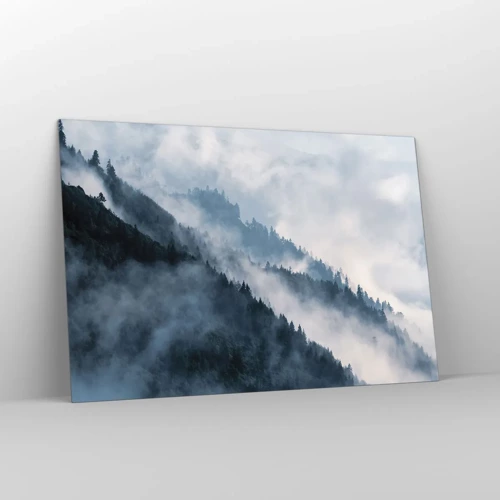 Impression sur verre - Image sur verre - Mysticisme des montagnes - 120x80 cm