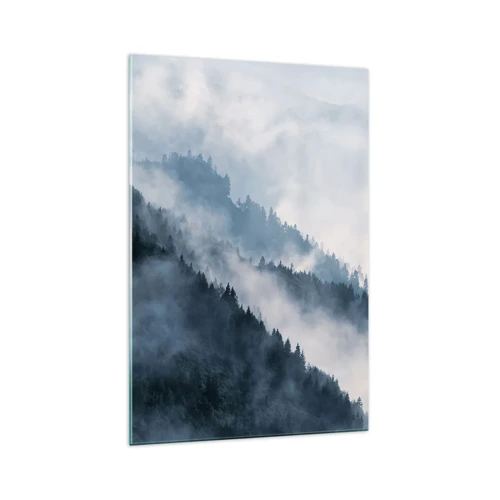 Impression sur verre - Image sur verre - Mysticisme des montagnes - 70x100 cm