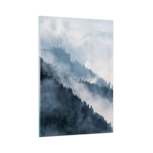 Impression sur verre - Image sur verre - Mysticisme des montagnes - 80x120 cm