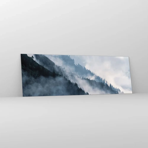 Impression sur verre - Image sur verre - Mysticisme des montagnes - 90x30 cm