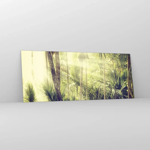 Impression sur verre - Image sur verre - Nature enflammée - 100x40 cm