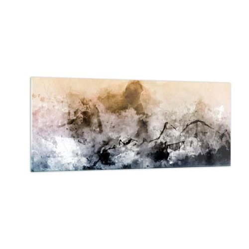 Impression sur verre - Image sur verre - Noyé dans un nuage de brouillard - 100x40 cm