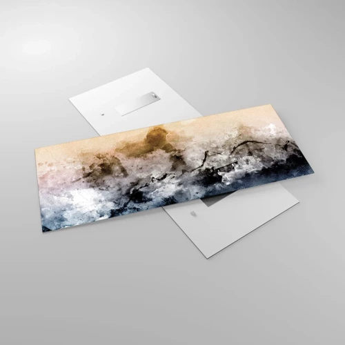 Impression sur verre - Image sur verre - Noyé dans un nuage de brouillard - 120x50 cm
