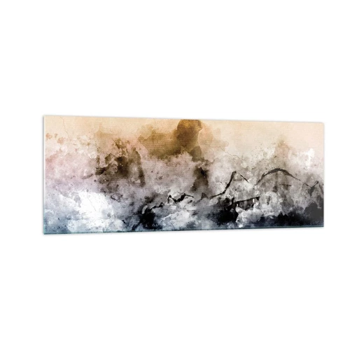 Impression sur verre - Image sur verre - Noyé dans un nuage de brouillard - 140x50 cm