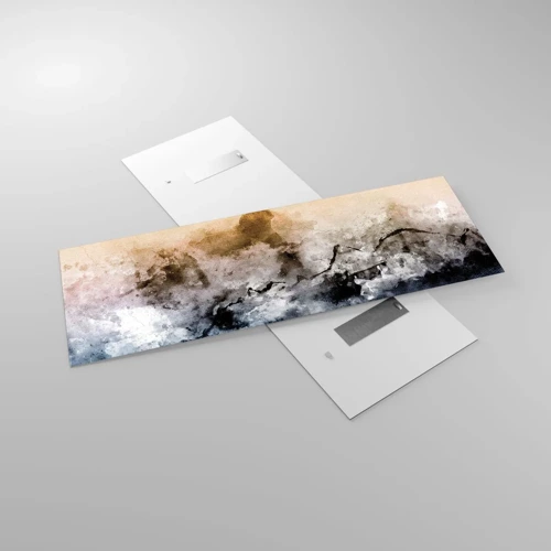 Impression sur verre - Image sur verre - Noyé dans un nuage de brouillard - 140x50 cm