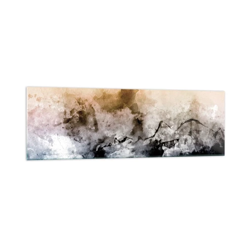 Impression sur verre - Image sur verre - Noyé dans un nuage de brouillard - 160x50 cm