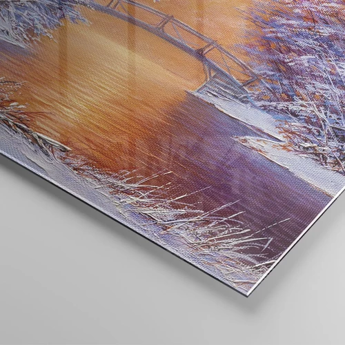 Impression sur verre - Image sur verre - On se rencontre ici - 100x40 cm