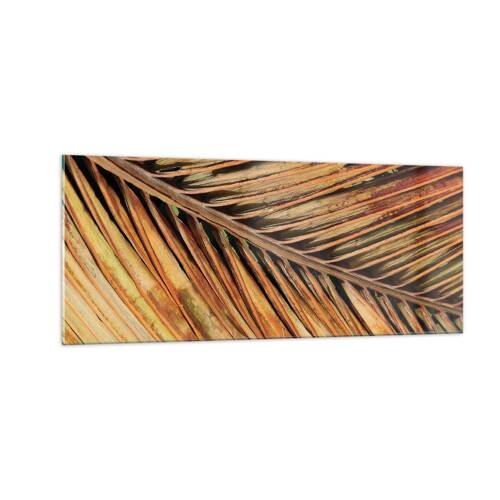 Impression sur verre - Image sur verre - Or de noix de coco - 100x40 cm