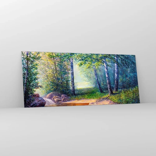 Impression sur verre - Image sur verre - Paysage idyllique - 120x50 cm