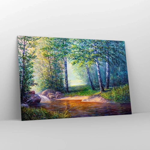 Impression sur verre - Image sur verre - Paysage idyllique - 120x80 cm