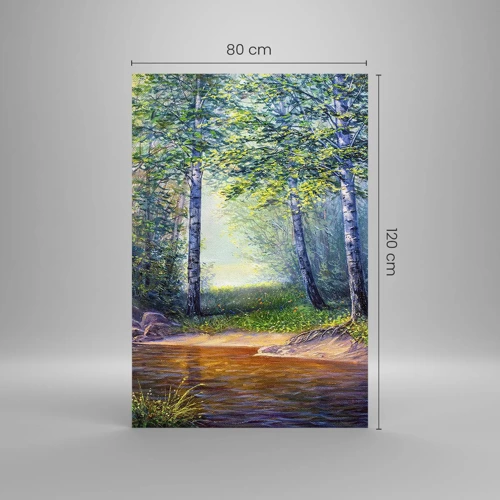 Impression sur verre - Image sur verre - Paysage idyllique - 80x120 cm