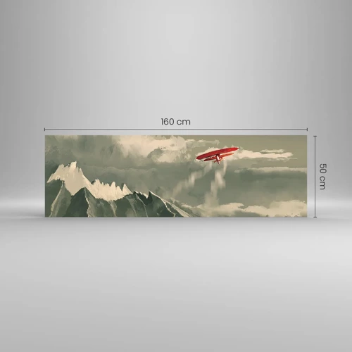 Impression sur verre - Image sur verre - Pionnier intrépide - 160x50 cm
