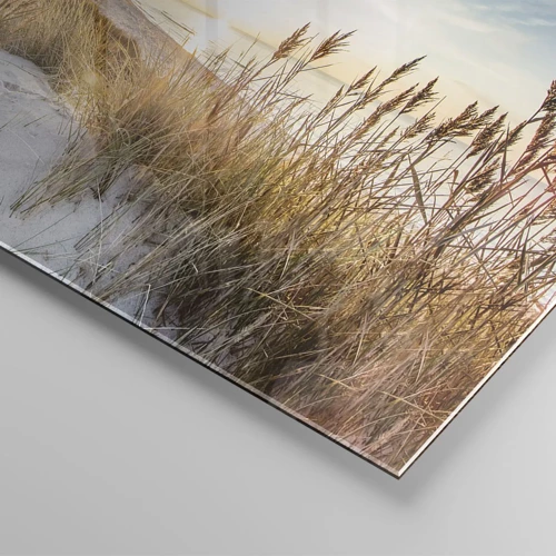 Impression sur verre - Image sur verre - Plage du nord - 100x40 cm