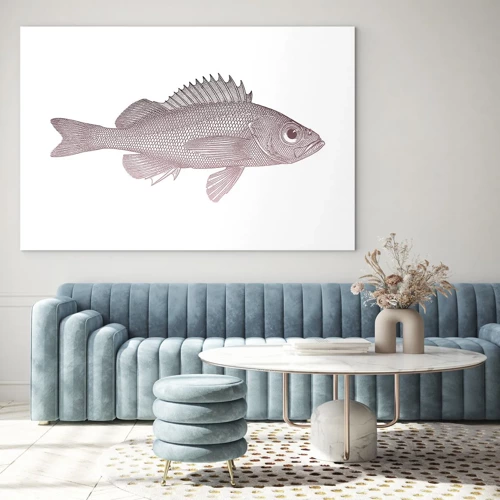 Impression sur verre - Image sur verre - Poisson aux grands yeux - 70x50 cm