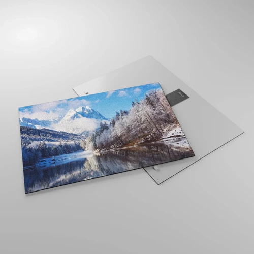 Impression sur verre - Image sur verre - Protecteur de la neige - 70x50 cm