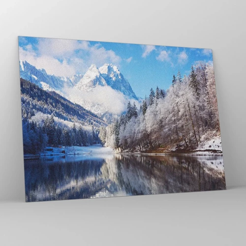 Impression sur verre - Image sur verre - Protecteur de la neige - 70x50 cm