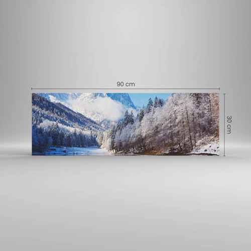 Impression sur verre - Image sur verre - Protecteur de la neige - 90x30 cm