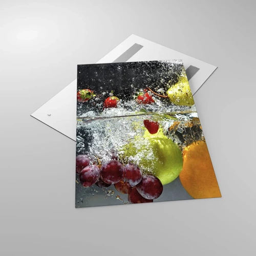 Impression sur verre - Image sur verre - Rafraîchissement fruité - 80x120 cm