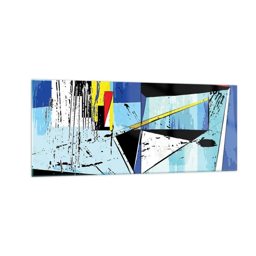 Impression sur verre - Image sur verre - Regardez le monde sous un certain angle… - 100x40 cm