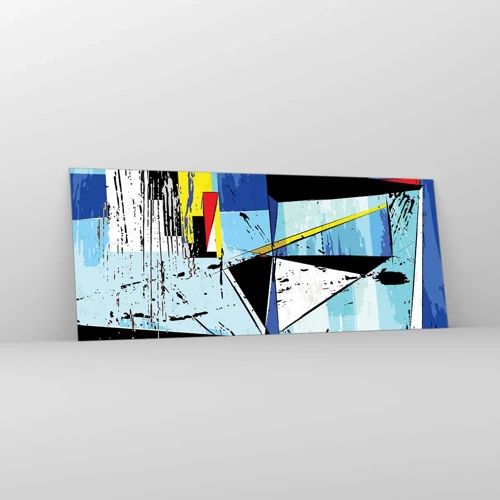 Impression sur verre - Image sur verre - Regardez le monde sous un certain angle… - 100x40 cm