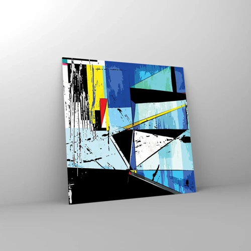 Impression sur verre - Image sur verre - Regardez le monde sous un certain angle… - 40x40 cm