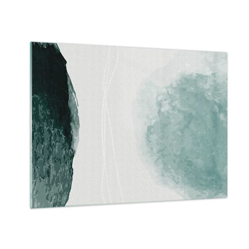 Impression sur verre - Image sur verre - Rencontre avec le brouillard - 70x50 cm