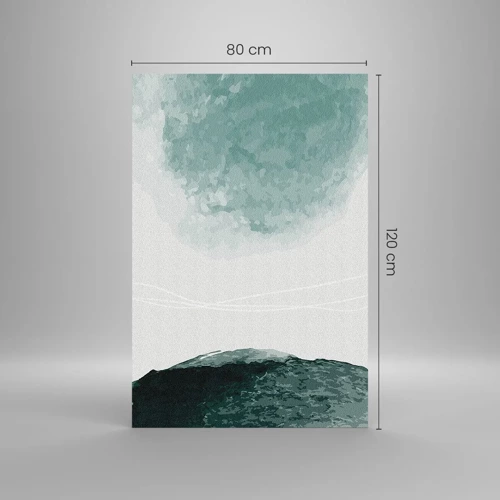 Impression sur verre - Image sur verre - Rencontre avec le brouillard - 80x120 cm