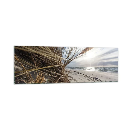 Impression sur verre - Image sur verre - Rencontre des éléments - 160x50 cm